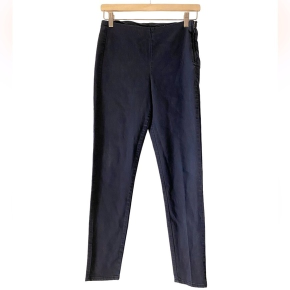 Divided Pants - DIVIDED NAVY BLUE FITTED PANTS